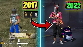 FREE FIRE PLAYER 2027 VS 2022 🧐 SEARCHING FROM 2017 OLD PLAYER UID #shorts