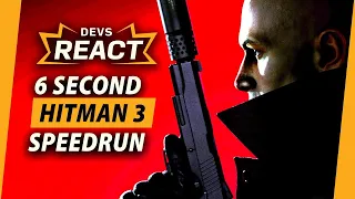 Hitman 3 Developers React to 6 SECOND Speedrun (And More)