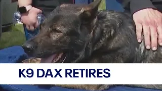 K9 Dax retires after 9 years at Lake County Sheriff’s Department: 'Your official request to retire i