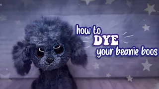 How to DYE Beanie Boos | customization tutorial!