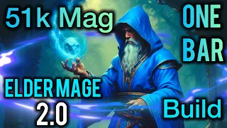 ESO Relentless Damage!⚡️ELDER MAGE 2.0⚡️One BarPVP Build Update 41