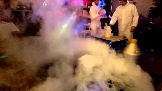 Жидкий азот плюс горячая вода in slow motion / liquid nitrogen and hot water in slow motion