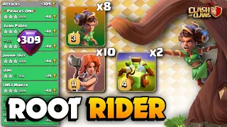 BEST Spam RR Attack🔴ROOT RIDER Spam With Overgrowth Spells 🔴 TH16 Attack Strategy 🔴 Clash Of Clans