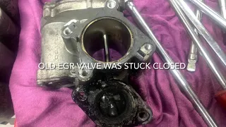 P0488 EGR Valve position control nissan primastar live data before and after fitting