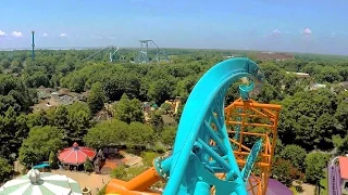 Tempesto front seat on-ride HD POV @60fps Busch Gardens Williamsburg