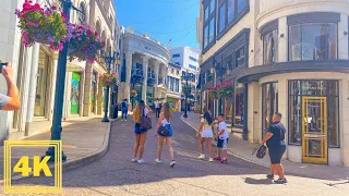 WALK TOUR at famous RODEO DRIVE 🌴 BEVERLY HILLS  🌴 LA CALIFORNIA USA 🌴 2022