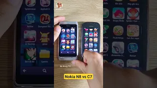 Nokia N8 vs C7 in 2023 #shorts #nokia #games