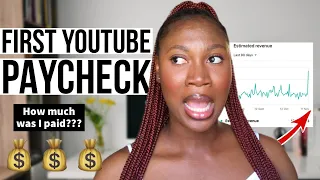 MY FIRST YOUTUBE PAYCHECK! How Much YouTube Paid me (My First 90 days of monetization + analytics)