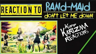 ⦕REACTION⦖ BAND-MAID / Don’t let me down (Official Music Video)