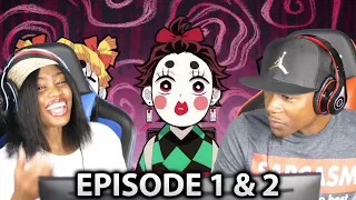 Demon Slayer Season 2 Episode 1 & 2 REACTION