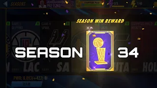 PULLED ANOTHER SUPERSTAR DIAMOND CARD FROM SEASON 34 - NBA2K Mobile Season 4