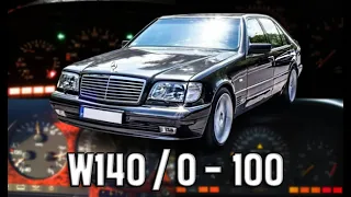 Mercedes Benz S - class W140 (0-100 KM/H) (0-60 MPH) ACCELERATION BATTLE