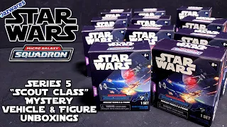 Unboxing Star Wars Micro Galaxy Squadron - Series 5 Blind Boxes - Jazwares
