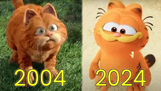 Evolution of Garfield Movies (2004-2024)