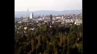 2014-10-02 Blick vom Goetheturm auf die Skyline Frankfurt und Rhein-Main-Gebiet