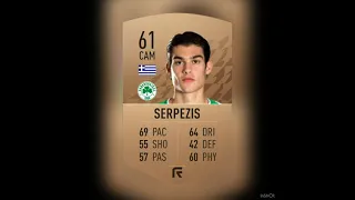 ALL FIFA 22 PANATHINAIKOS PLAYERS!!!!!