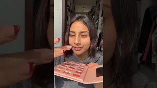 Comparing fake and orignal huda beauty palette #ashortaday