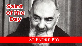 St Padre Pio - Saint of the Day with Fr Lindsay - 23 September 2021