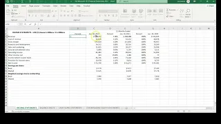 Quick Horizontal Analysis in Excel: Income Statement & Balance Sheet