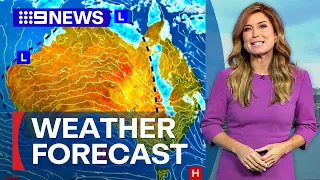 Australia Weather Update: Cloudy conditions and moderate winds expected | 9 News Australia