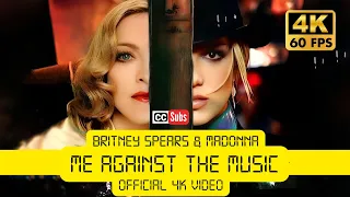 Britney Spears & Madonna - Me Against The Music (Official 4K Video)