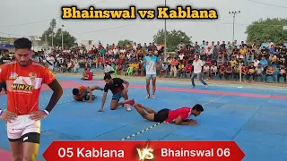 Bhainswal vs Kablana Kabaddi match at Lakhan Majra