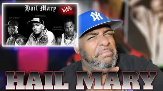 50 Cent Ft. Eminem & Busta Rhymes - Hail Mary  - REACTION!!!!!!!!!!