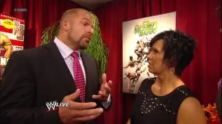 Triple H encourages Vickie Guerrero to give Daniel Bryan his rematch with Randy Orton: Raw, June 24,