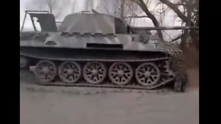 Is This a World War II Era Panther Tank in Ukraine? Unfortunately, It's a Replica