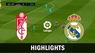 Granada vs Real Madrid | Highlights | LaLiga Santander | 13 July 2020 | PES Gameplay (PC/HD)