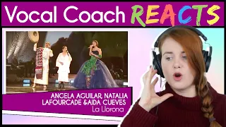 Vocal Coach reacts to Angela Aguilar, Aida Cuevas & Natalia Lafourcade: "La Llorona" | 2019 GRAMMYs