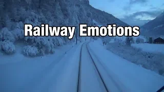 🚆 Picturesque morning cab ride through deep snow (Cab Ride Switzerland | S25 Linthal - Zurich)