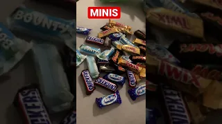 MINIS | Mars, Snickers, Twix, Bounty, MilkiWay | #shorts #youtubeshorts