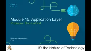 NetAcad ITN Module 15 - Application Layer PowerPoint Presentation