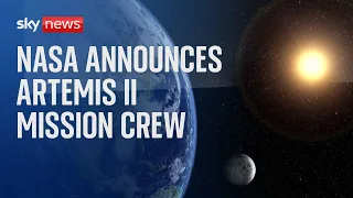 NASA announces Artemis II mission crew
