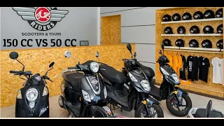 Should you get a 50 or 150cc scooter for commuting?
