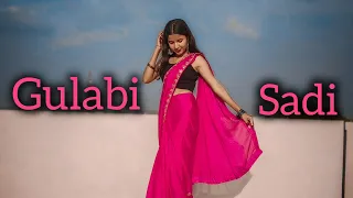 Gulabi Sadi 💗| Dance Cover | Sanju Rathod & Prajakta |Viral song