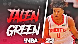 FULL *JALEN GREEN* SG BUILD IN NBA 2K22 ARCADE EDITION| INSANE ATHLETIC CONTACT DUNKS IS OVERPOWERED