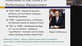 A measured perspective on performance measurement