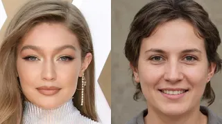 Editing Gigi Hadid's Face With AI (StyleGAN2)