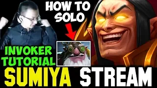 Sumiya Invoker Tutorial - How to Solo Sniper 😆 Sumiya Facecam Stream Moment #116