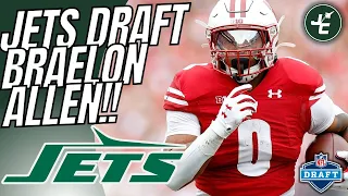 BREAKING: NEW YORK JETS DRAFT BRAELON ALLEN LIVE REACTION | 2024 NFL Draft