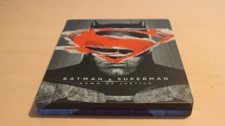Batman v Superman: Dawn of Justice: Ultimate Edition - Best Buy Exclusive Blu-ray SteelBook Unboxing