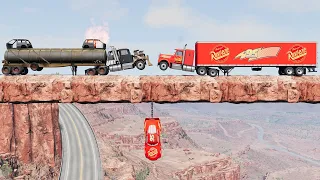Episode 14 - PIXAR CARS - The Mad Max - 8X8 Mack Truck Team VS Mad Rig Team in BeamNG.drive