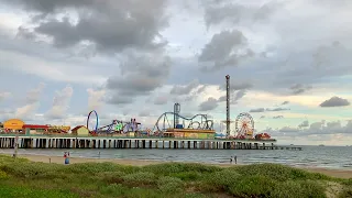 Windy Beach Soundscape - Galveston Island Historic Pleasure Pier || Galveston, Texas