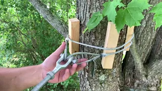 Turnbuckle Installation on a Zipline and Back-Up Cable