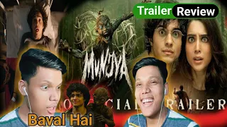 Munjya - Official Trailer Review & Reaction | Baval Trailer Hai |  @AnkitReviewzz