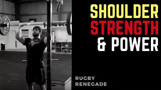 Rugby Renegade | Rugby Strength Training - Shoulder Strength & Power