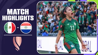 Mexico vs Paraguay - Highlights All Goal & Extended Concacaf W Gold Cup Women's Quarter Final 2024