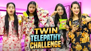 Twin Telepathy Challenge | Borna Hossain | Ritu Hossain